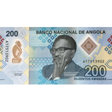 (669) ** PN160 Angola 200 Kwanzas Year 2020